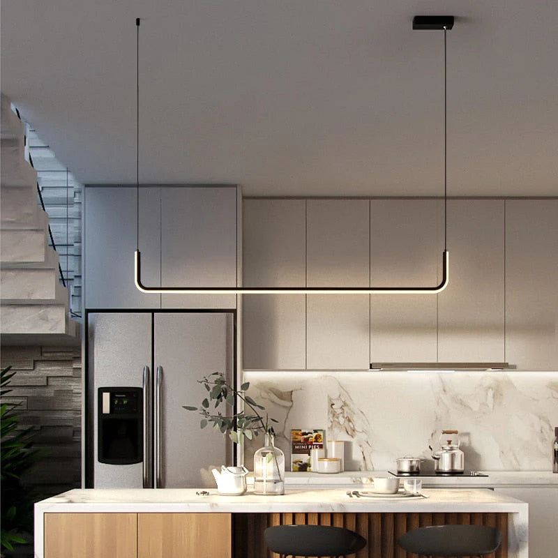 Modern LED Linear Pendant Light