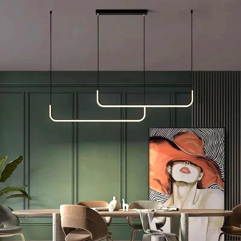Modern LED Linear Pendant Light