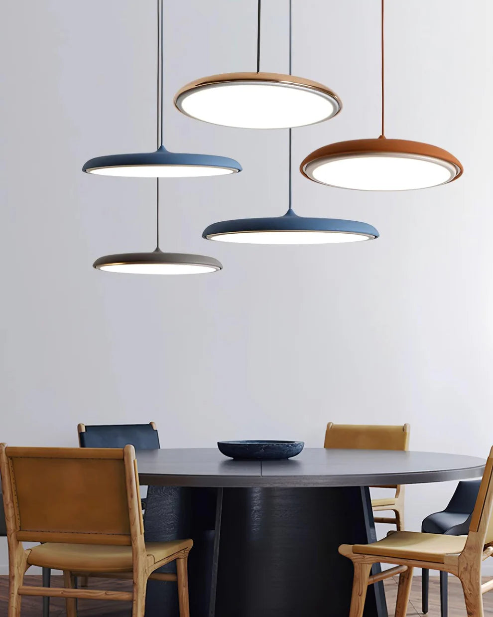 Round Modern Scandinavian Pendant Light