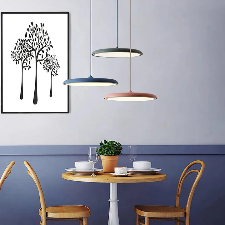 Round Modern Scandinavian Pendant Light
