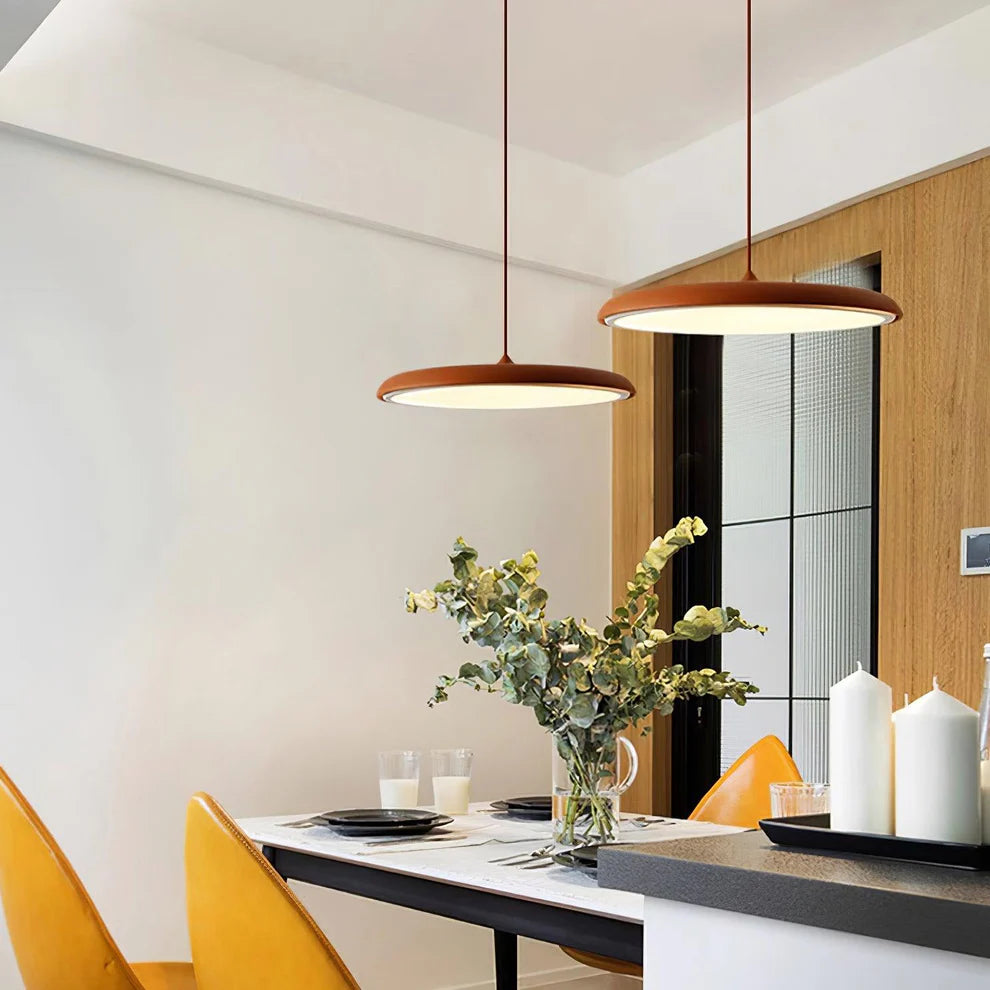 Round Modern Scandinavian Pendant Light