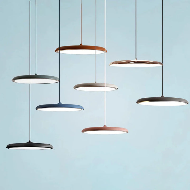 Round Modern Scandinavian Pendant Light