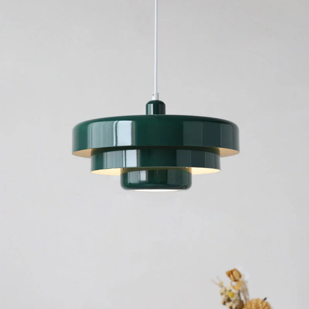 Three-tier Circular Mid-Century Retro Bauhaus Pendant Light