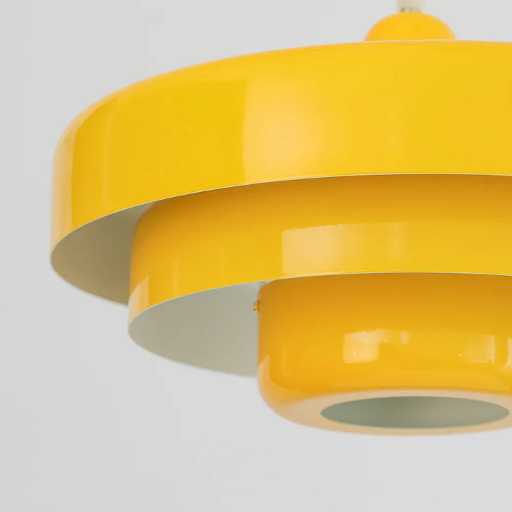 Three-tier Circular Mid-Century Retro Bauhaus Pendant Light