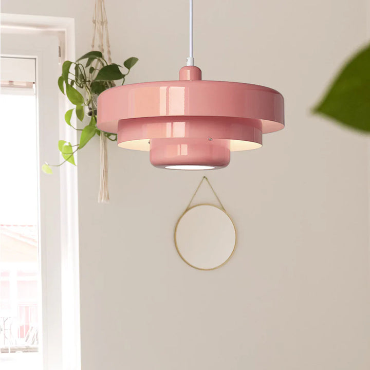 Three-tier Circular Mid-Century Retro Bauhaus Pendant Light