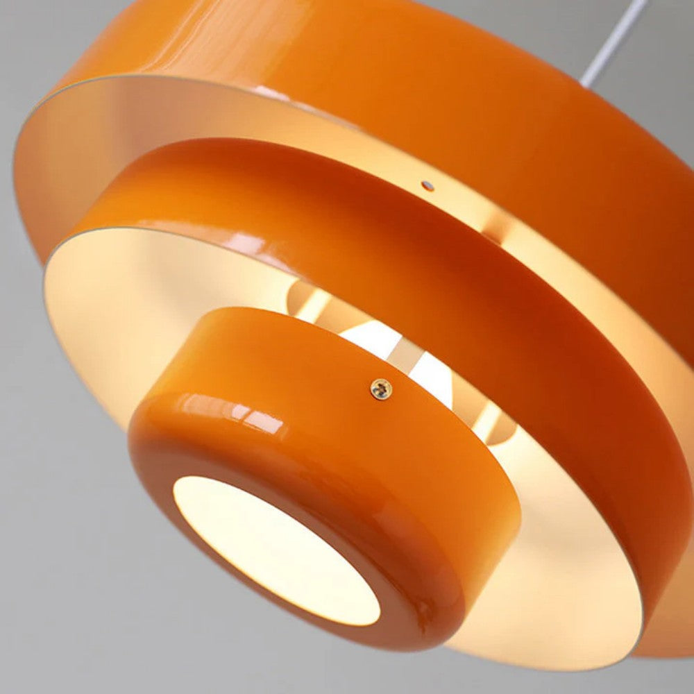 Three-tier Circular Mid-Century Retro Bauhaus Pendant Light