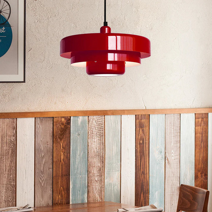 Three-tier Circular Mid-Century Retro Bauhaus Pendant Light