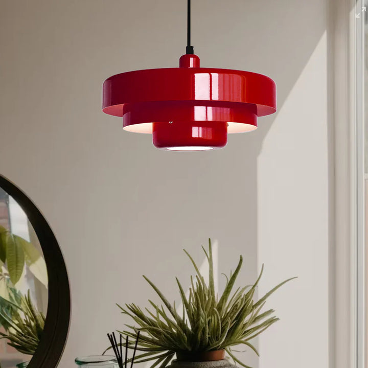 Three-tier Circular Mid-Century Retro Bauhaus Pendant Light