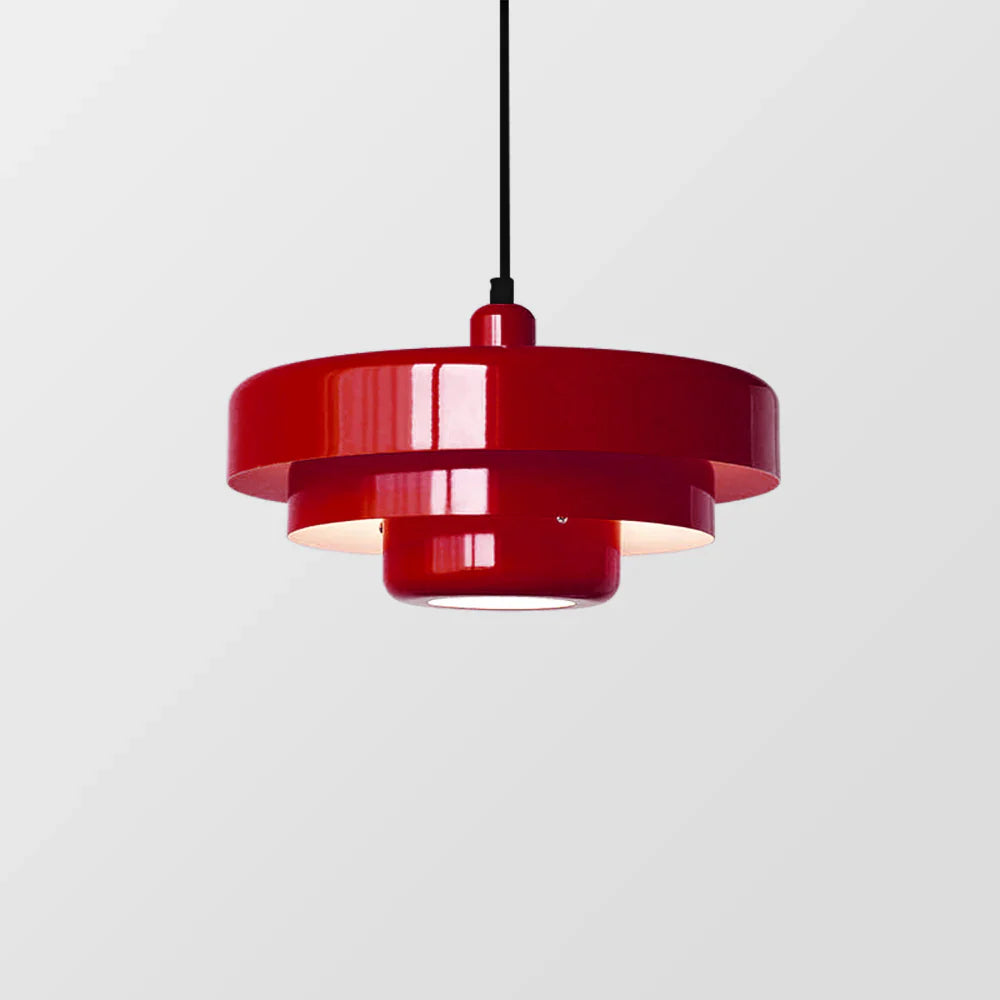 Three-tier Circular Mid-Century Retro Bauhaus Pendant Light