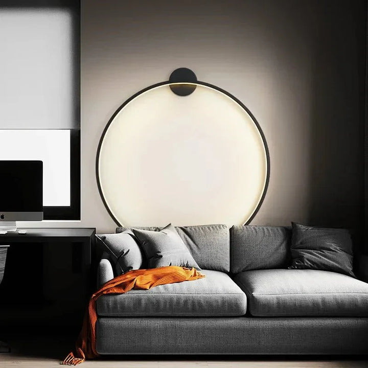 Minimalist Sleek Scandinavian Round Wall Light