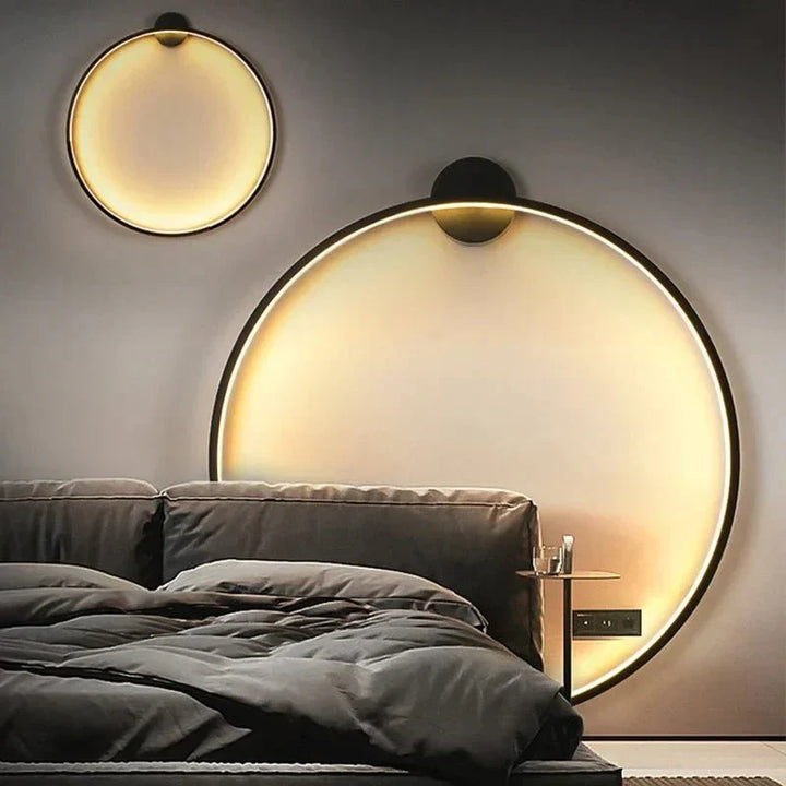 Minimalist Sleek Scandinavian Round Wall Light