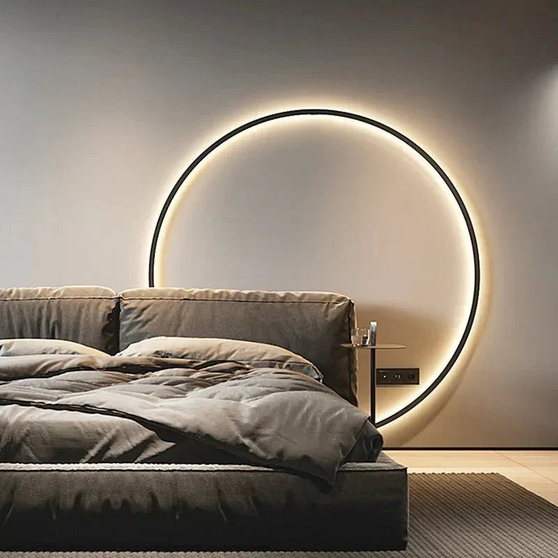 Minimalist Sleek Scandinavian Round Wall Light
