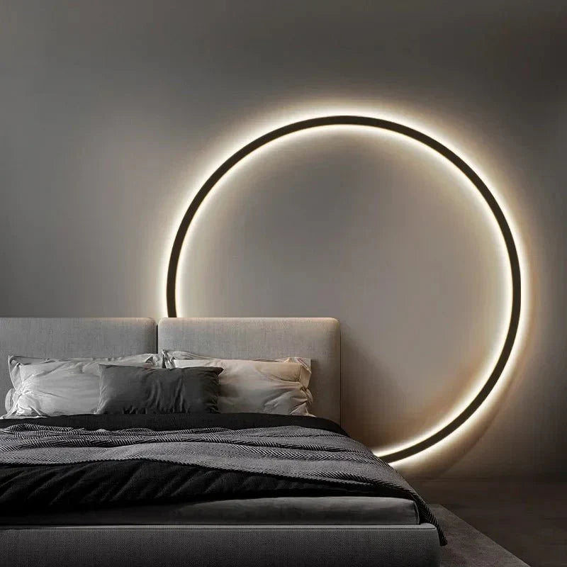 Minimalist Sleek Scandinavian Round Wall Light