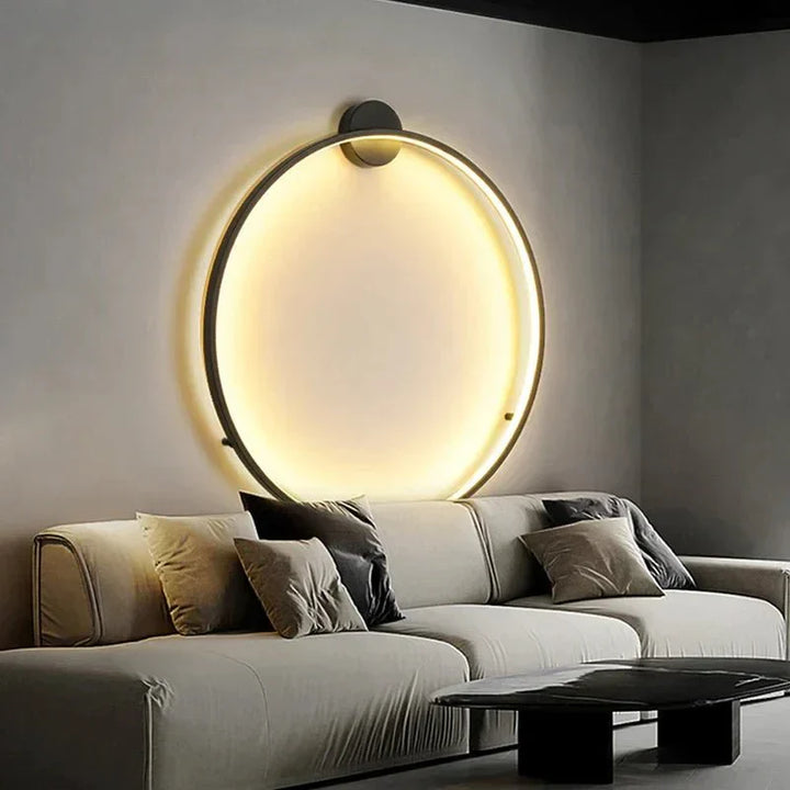 Minimalist Sleek Scandinavian Round Wall Light