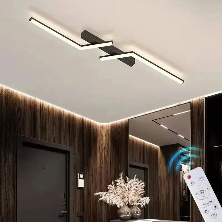 Slim LED Line Scandinavian Ceiling Light