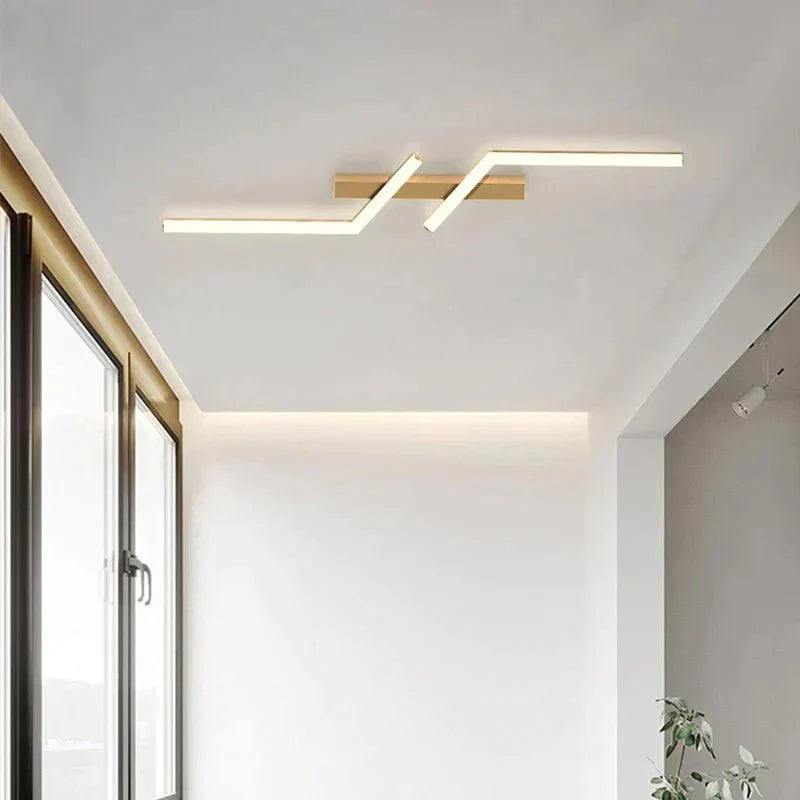 Slim LED Line Scandinavian Ceiling Light