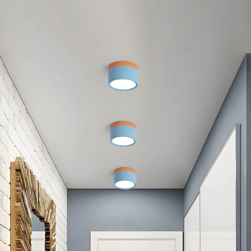 Modern Minimalist Scandinavian Round Ceiling Light