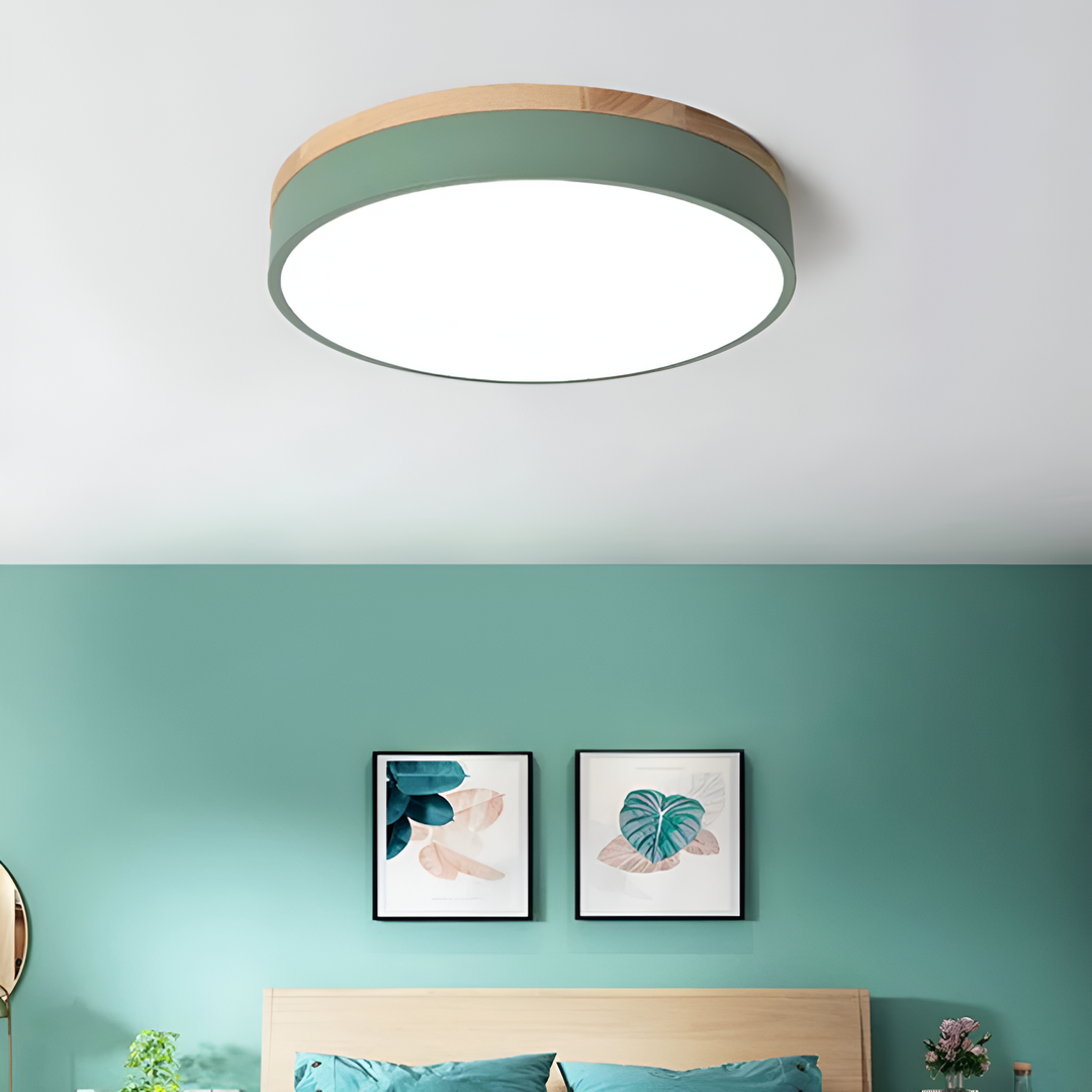 Nordic Scandinavian Minimalist Round LED Ceiling Light