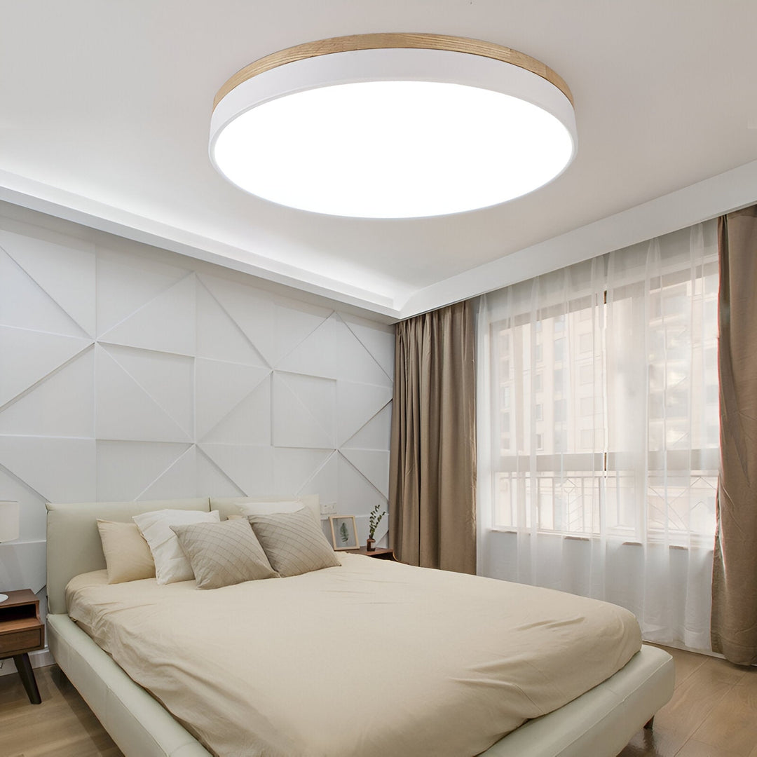 Nordic Scandinavian Minimalist Round LED Ceiling Light