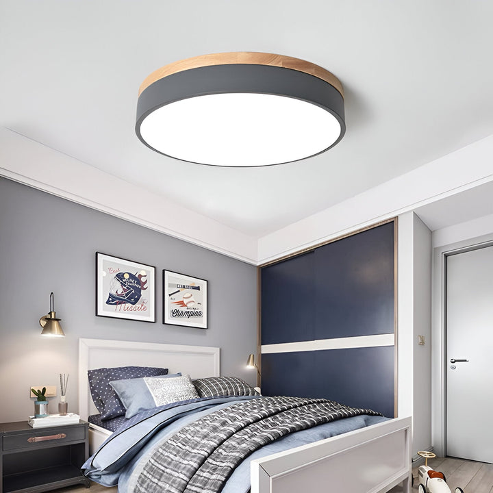 Nordic Scandinavian Minimalist Round LED Ceiling Light