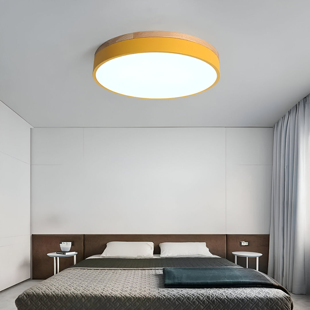 Nordic Scandinavian Minimalist Round LED Ceiling Light
