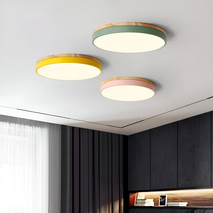 Nordic Scandinavian Minimalist Round LED Ceiling Light