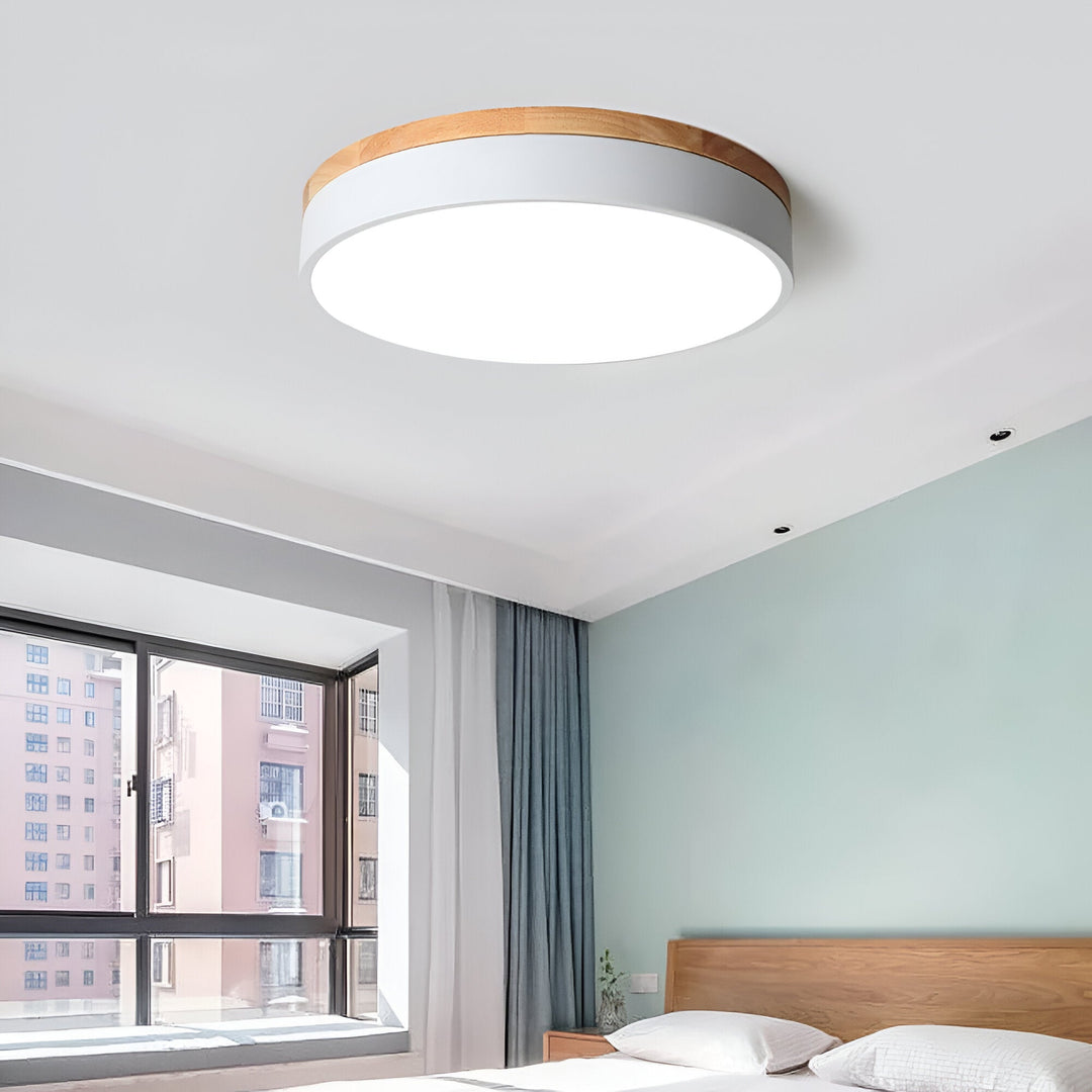 Nordic Scandinavian Minimalist Round LED Ceiling Light