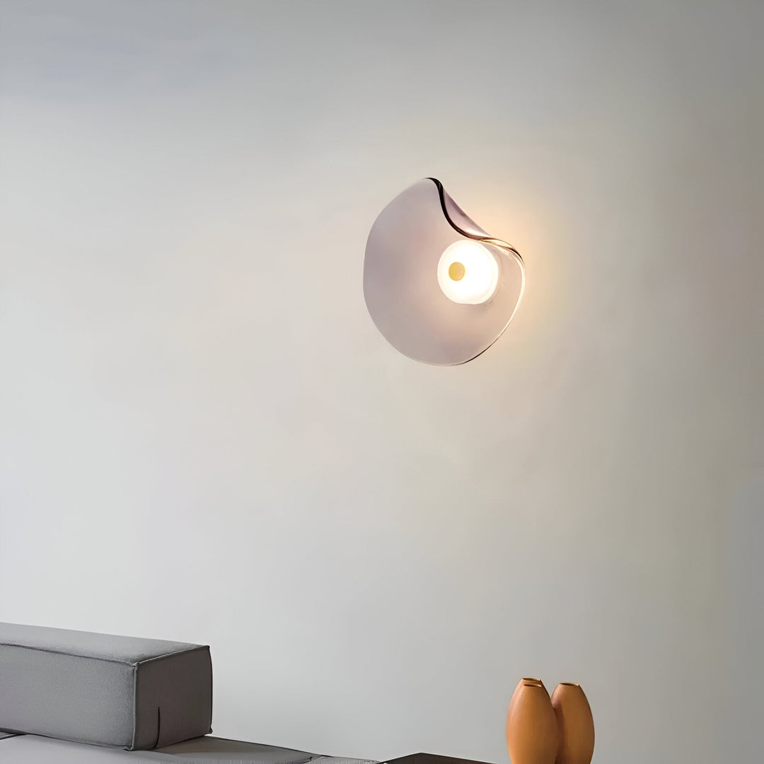 Japandi-Inspired Curved Nordic LED Wall Light