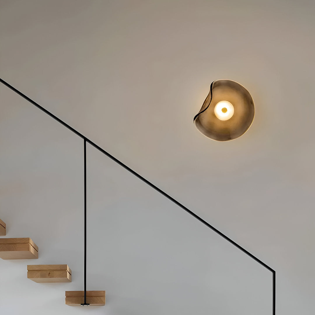 Japandi-Inspired Curved Nordic LED Wall Light