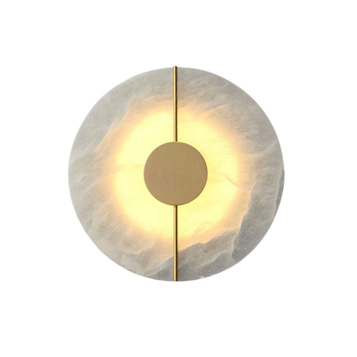 Nordic Modern 1-Light LED Marble Round Wall Sconce
