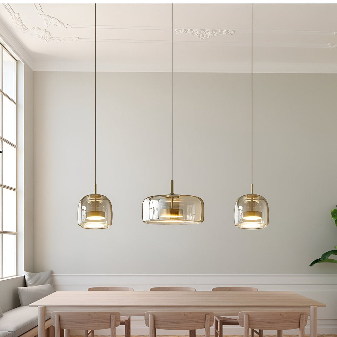 Mid-Century Retro-Influenced Pendant Light