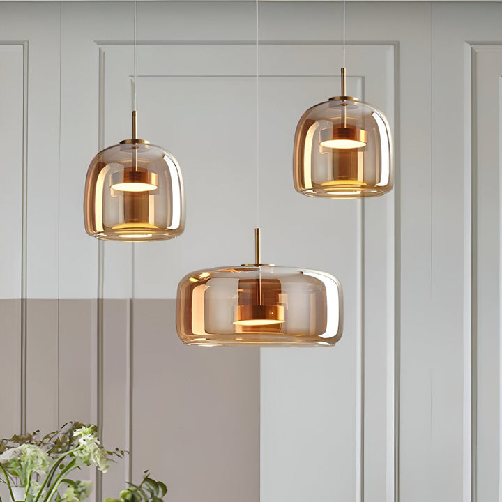 Mid-Century Retro-Influenced Pendant Light
