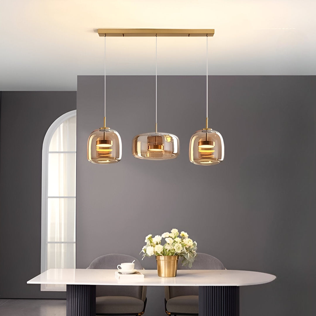 Mid-Century Retro-Influenced Pendant Light