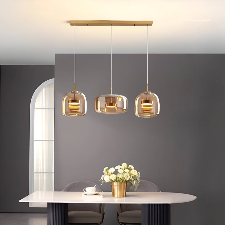 Mid-Century Retro-Influenced Pendant Light