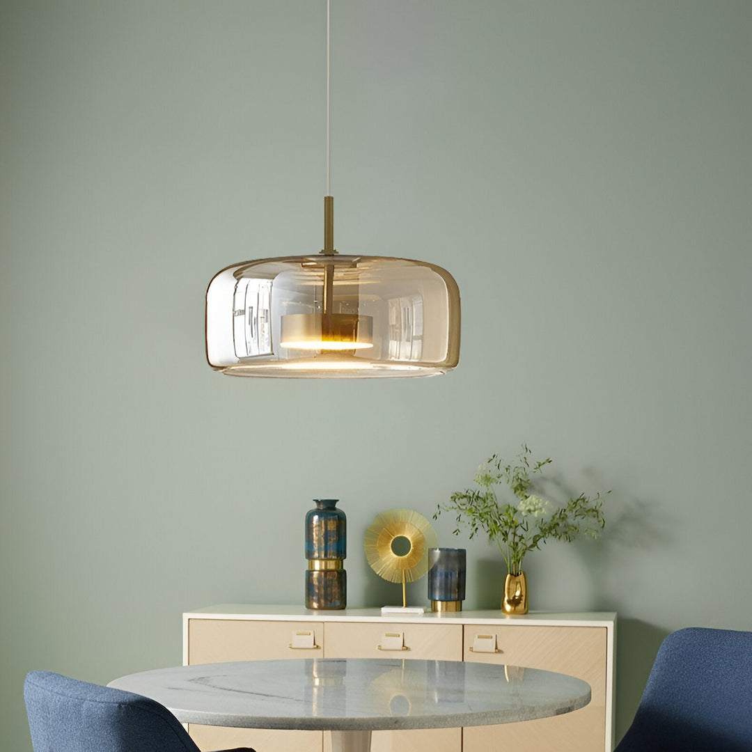 Mid-Century Retro-Influenced Pendant Light