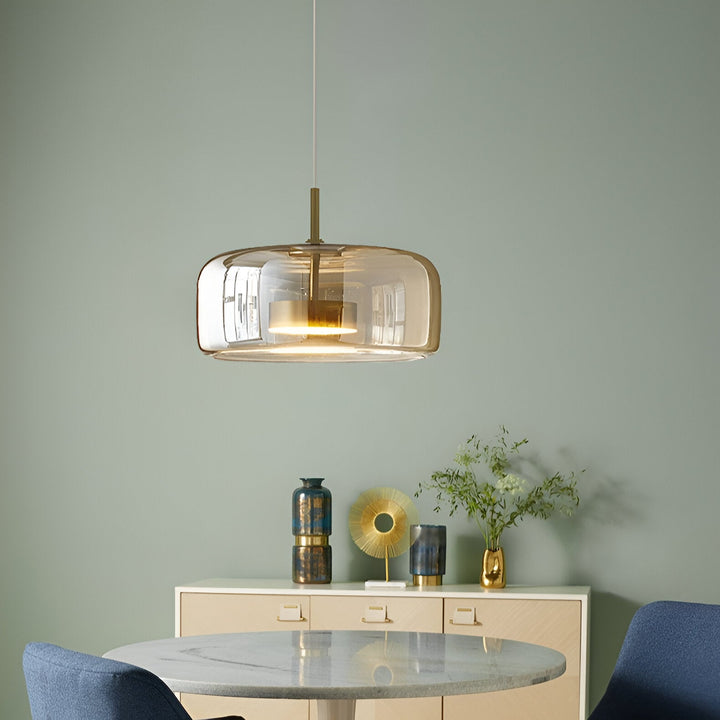 Mid-Century Retro-Influenced Pendant Light