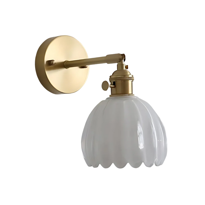 Antique Traditional Petal Style Wall Light