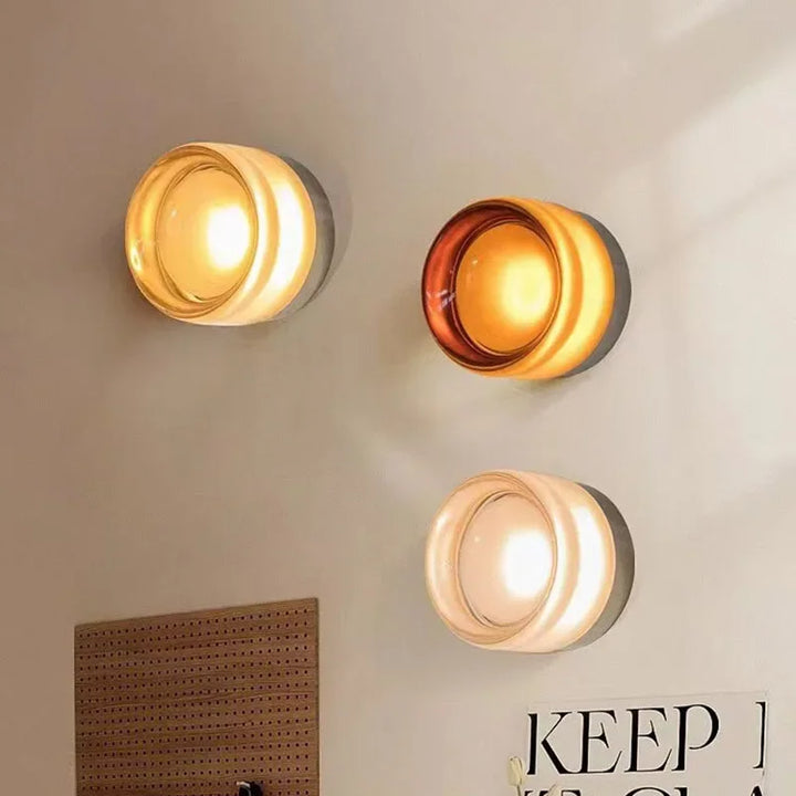 Scandinavian Modern Circular Wall Light