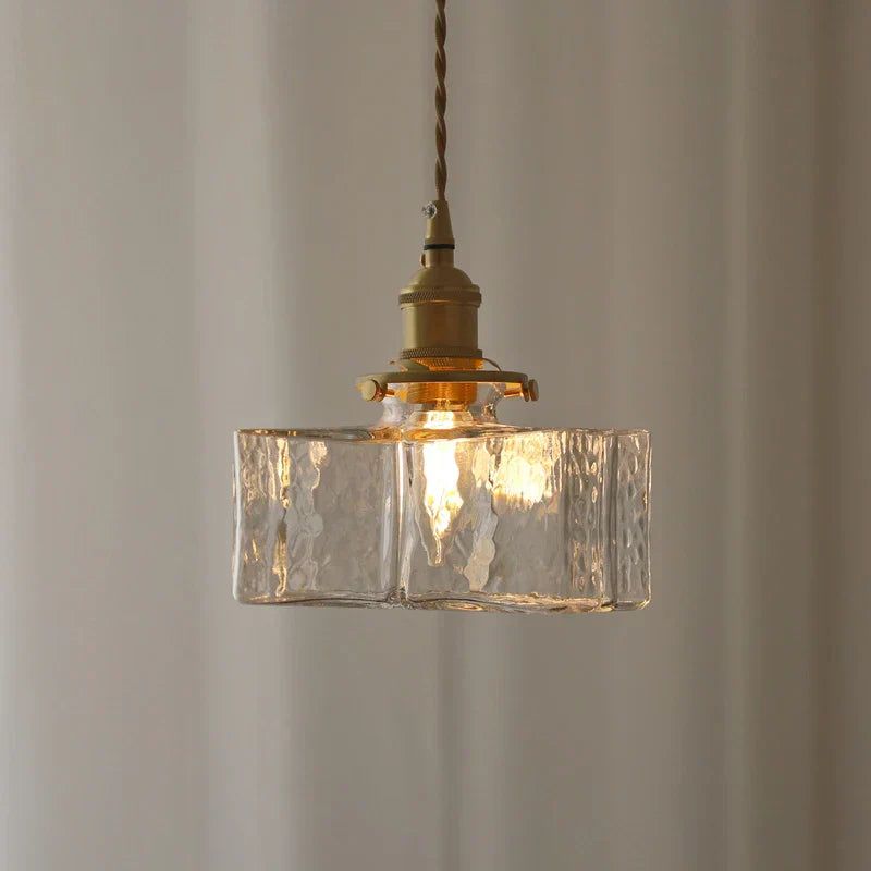 Vintage Style Textured Pendant Light