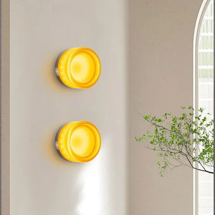 Scandinavian Modern Circular Wall Light