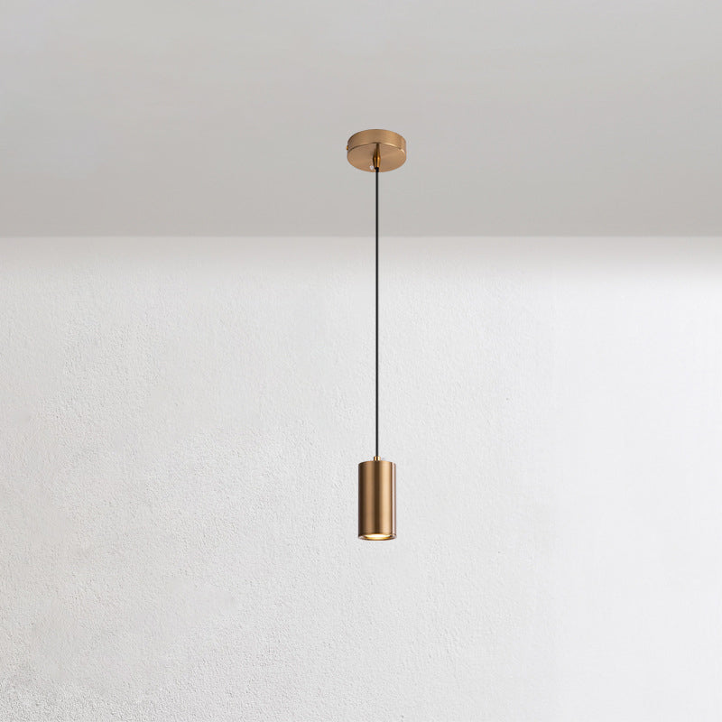 Minimalist Nordic Column Iron Pendant Light