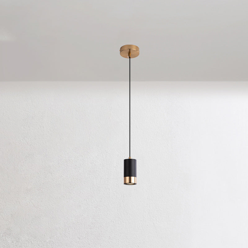 Minimalist Nordic Column Iron Pendant Light
