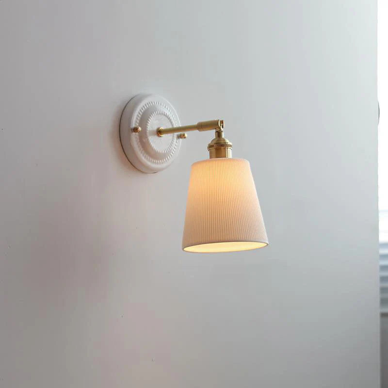 Retro Japandi-Inspired Wall Light