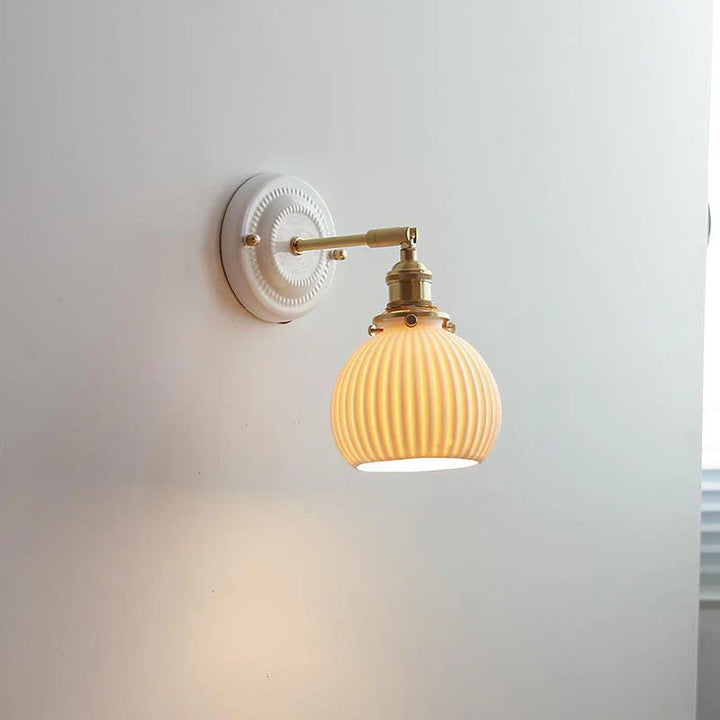 Retro Japandi-Inspired Wall Light