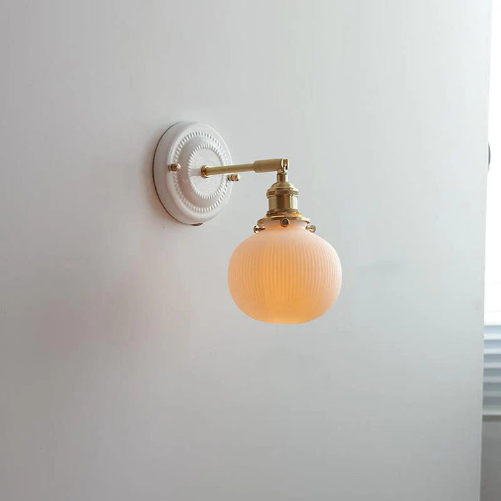 Retro Japandi-Inspired Wall Light