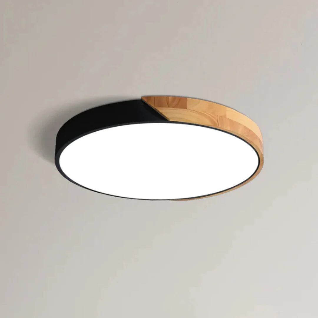 Minimalist Nordic Wood LED Ceiling Light