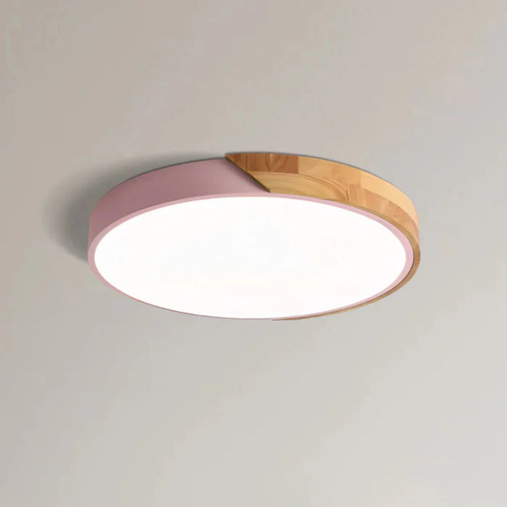Minimalist Nordic Wood LED Ceiling Light