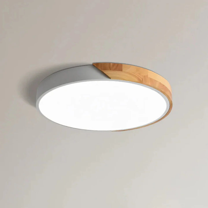 Minimalist Nordic Wood LED Ceiling Light