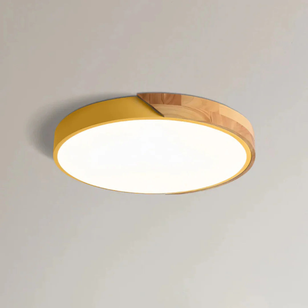 Minimalist Nordic Wood LED Ceiling Light