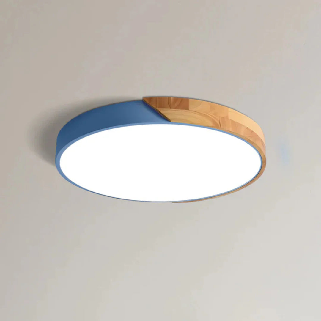 Minimalist Nordic Wood LED Ceiling Light